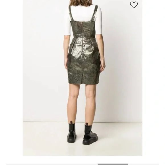 Burberry Metallic Mini Dress - Picture 5 of 16